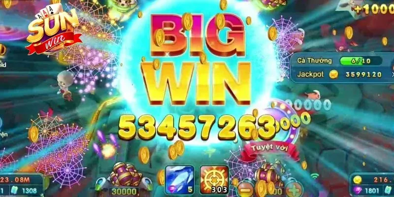 Bắn Cá Ocean War - Trải Nghiệm Săn Thưởng Đỉnh Cao 2026 4 Sunwin Chế độ bắn tự động cực kỳ hữu ích khi bạn tập trung tiêu diệt con mồi