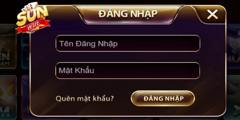 Các thao tác tham gia chơi game bài Sunwin cực đơn giản