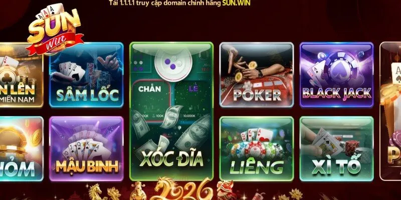 Top những game bài Sunwin ăn khách nhất dành cho bạn