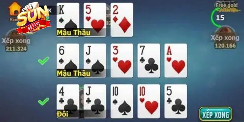 Thứ tự sức mạnh các bộ bài trong game mậu binh Sunwin 