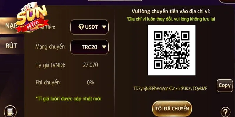 Nạp Tiền Sunwin - Xác Thực Nhanh, Nhập Cuộc Đơn Giản 11 Sunwin Chi tiết các phương thức nạp tiền Sunwin phổ biến