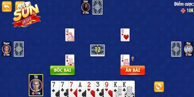 Phỏm Sunwin - Game Bài Trí Tuệ Kịch Tính Từng Ván Đấu 3 Sunwin Quy trình đánh bài phỏm theo từng vòng